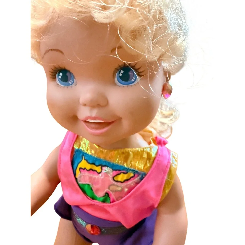 Vintage 1991 Tyco Rollerblade Baby Doll Blonde 90s‎ Retro Working motorize Toy